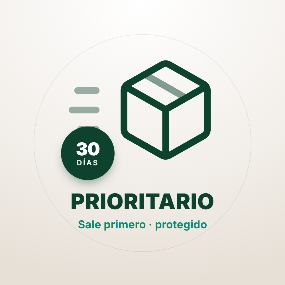 Envío Prioritario con 30 días de protección